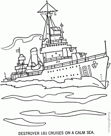 Boat Coloring Pages For Kids | Free coloring pages