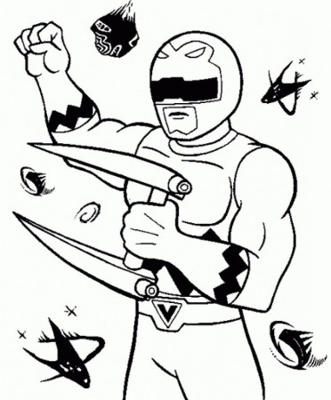 power ranger lost galaxy Colouring Pages