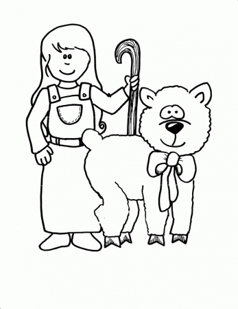 bo-peep Colouring Pages (page 2)