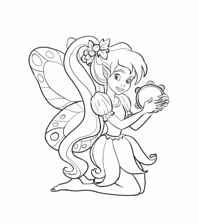 Coloring Pages Of Fairies For Kids - HD Printable Coloring Pages