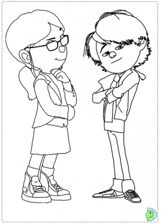 Lucy Despicable Me Coloring Pages - Category