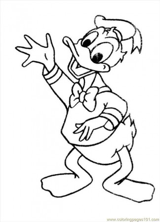 Coloring Pages Donald Duck13 (Cartoons > Donald Duck) - free 