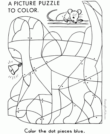Picture Puzzles Printable activities for kids | Coloring Pages For 
