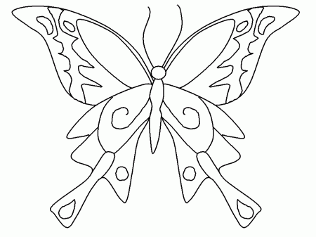 Butterflies K6 Animals Coloring Pages & Coloring Book
