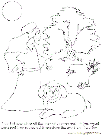 Coloring Pages Abram and Lot (Peoples > Abram and Lot ) - free 