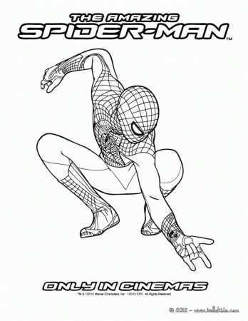 Amazing Spider Man Coloring Pages Spiderman Thingkid 126339 
