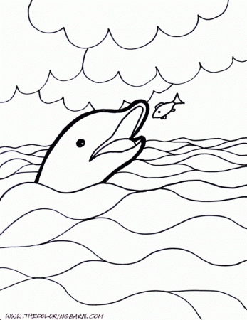 dolphin coloring pages to print | Coloring Pages