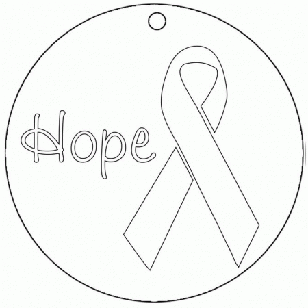 Breast Cancer Coloring Pages Ribbon