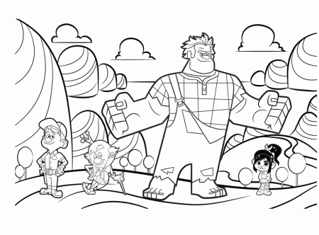 Wreck-It Ralph Coloring page - Wreck-It Ralph Photo (34956820 