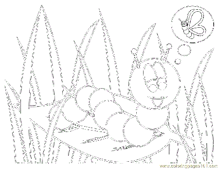 cartoon caterpillar Colouring Pages (page 2)