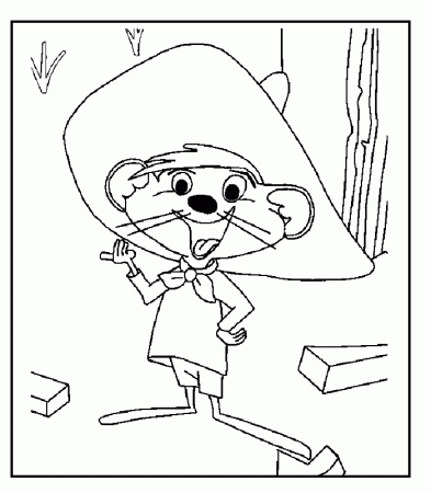 Speedy Gonzales Coloring Pages