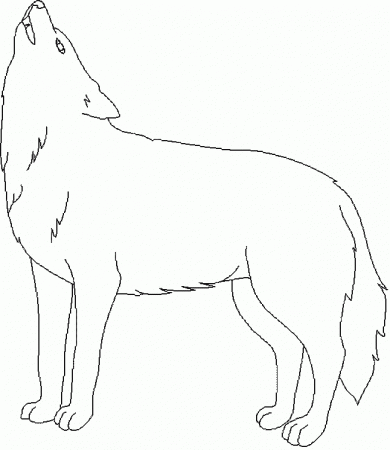 Animals Wolves print coloring pages. 4