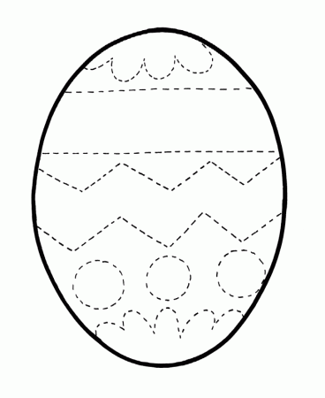 easter egg coloring pages bluebonkers outline