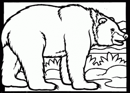 Black Bear Coloring Page ClipArt Best 41054 Bear Coloring Pages