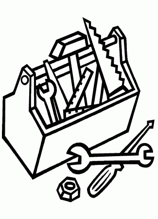 Construction Tools Coloring Pages | Clipart Panda - Free Clipart 