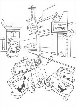 cars movie free Colouring Pages (page 3)