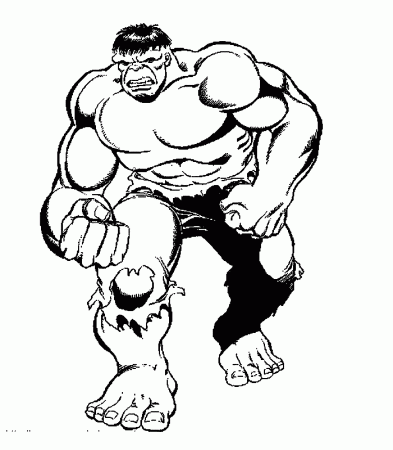 Incredible Hulk Coloring Sheets | Coloring Pages For Kids | Kids 