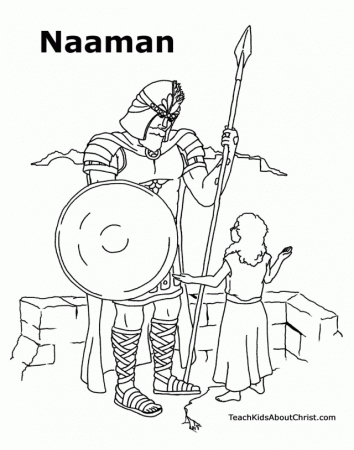 Perfect Naaman Coloring Page Printing Instructions Best Quality 