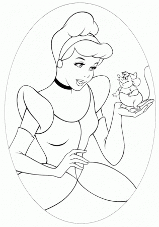 Cinderella 2 Coloring Page