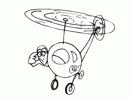 Helicopters (Transportation) Coloring Pages for kids | Free 