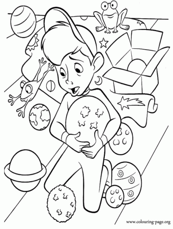 Meet the Robinsons - Mess at the Science fair coloring page