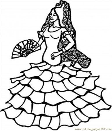 Spain Coloring Page Free Spain Online Coloring
