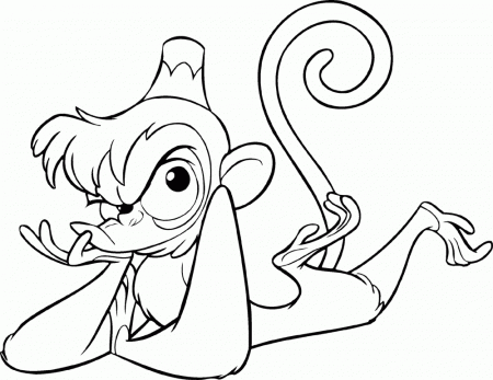 Monkey Coloring Pages - Free Coloring Pages For KidsFree Coloring 