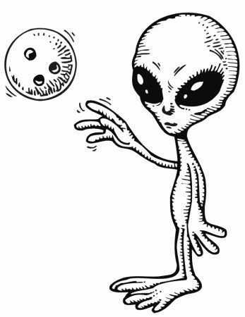 Printable Space Aliens Coloring Pages | Free Coloring Pages