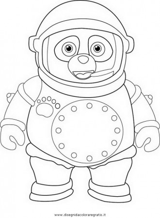 Oso Agente Especial Colouring Pages