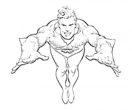Dc Character Coloring Pages