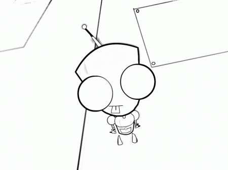 Cartoon Invader Zim Page 18 Images 173682 Gir Coloring Pages