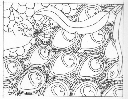 25 16 Colouring Pages 251683 Peacock Coloring Page