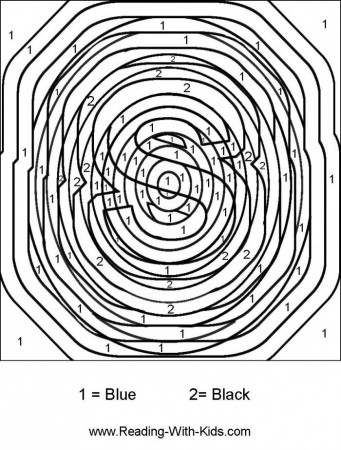 Coloring Page With Numbers : Printable Coloring Book Sheet Online 