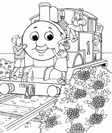 Thomas the Tank Engine Coloring Pages (19) | Coloring Kids