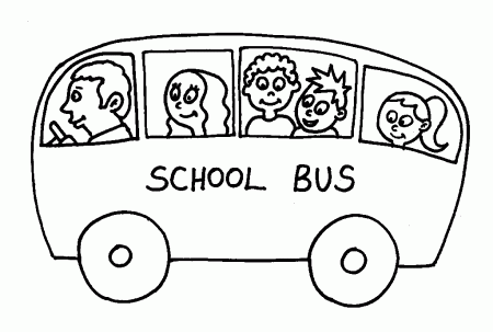 school bus coloring page | Coloring Picture HD For Kids | Fransus 