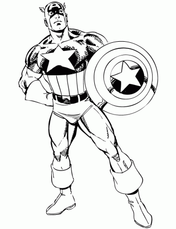 Search Results » Captain America Printable Coloring Pages