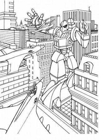 Transformers Coloring Pages Optimus Prime | Color Page