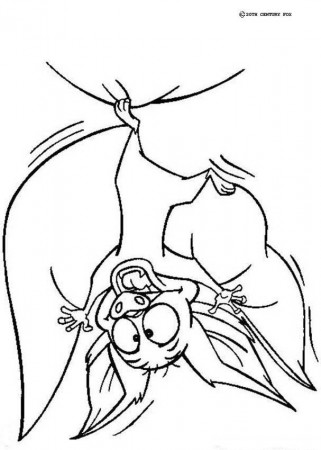 ANASTASIA coloring pages - Bartok the bat