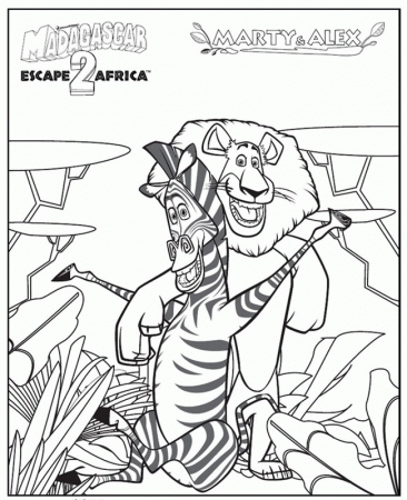 Lion Coloring Pages madagascar escape 2 africa coloring pages 