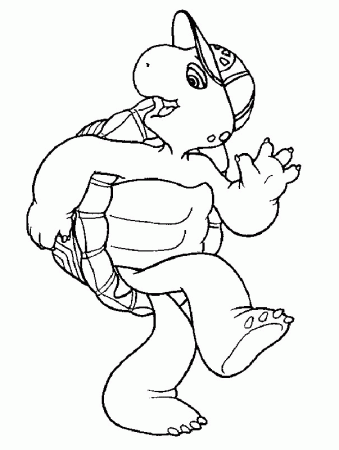 franklin the turtle Colouring Pages (page 2)