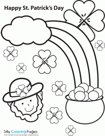 St. Patrick's Day Free Coloring Pages | St. Patrick's Day Coloring Pa…