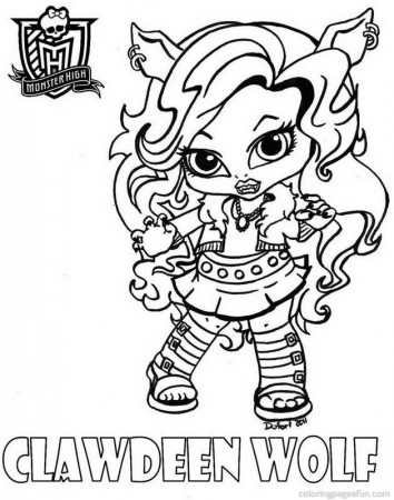 Monster High Coloring Pages | #62 | Color Printing|Sonic coloring 