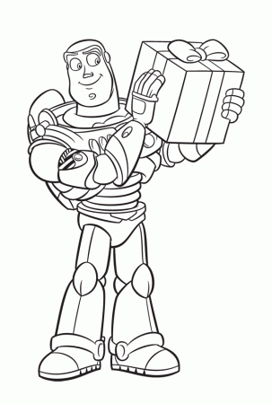 toy story christmas Colouring Pages