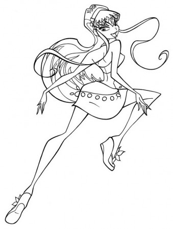 Free Printable Winx Club Coloring Pages For Kids
