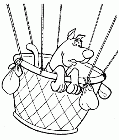 Scooby in a Jar Coloring Page | Kids Coloring Page