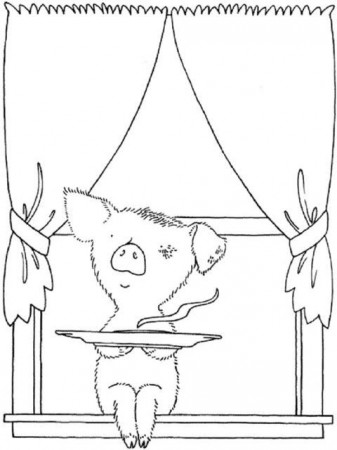 If you give a pig a pancake coloring page