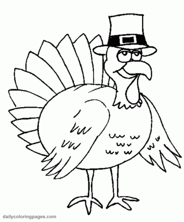 turkey for coloring pages