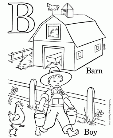 ABC Alphabet coloring pages, sheets and pictures!