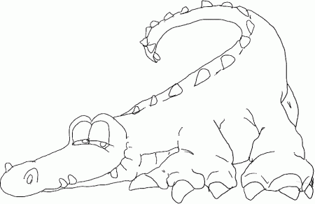 Alligator Coloring Page - Free Coloring Pages For KidsFree 
