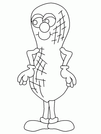 Peanut Coloring Page Images & Pictures - Becuo